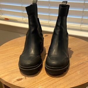 Steve Madden Black Ankle Boots